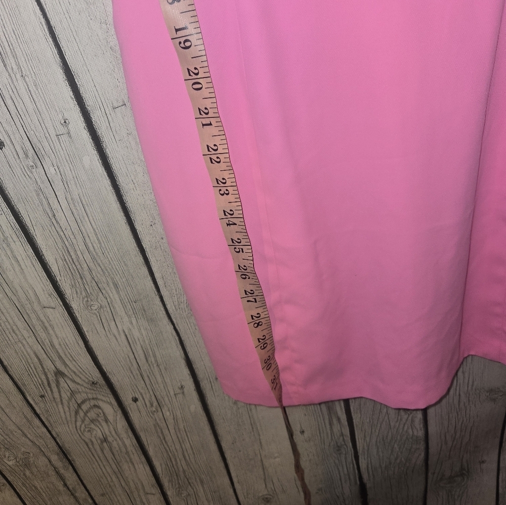 Amanda Uprichard Allora Mini Dress Shocking Pink Size MD Barbie - Picture 8 of 8